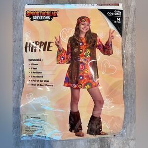 Hippie Girl Costume Size M(8-10)